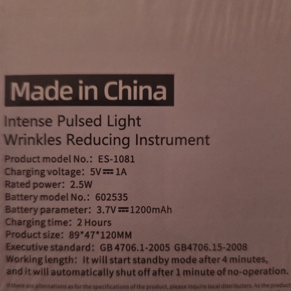 ✨️JUST ADDED✨️Intense Pulsed Light Wrinkle Reducing Instrument - Picture 4 of 6